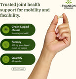 Swanson Green Lipped Mussel 500mg, 60 Capsules