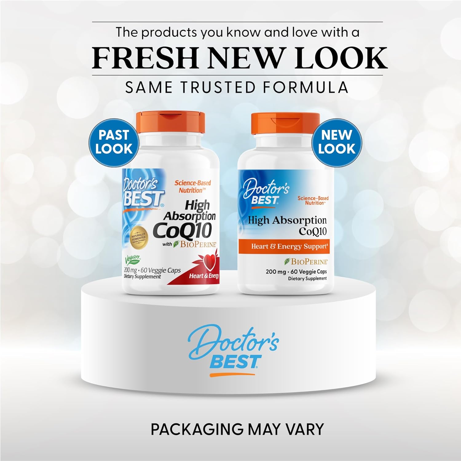 Doctor's Best High Absorption CoQ10 200mg, 60 Veggie Caps