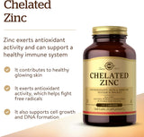 Solgar Chelated Zinc, 250 Tablets