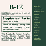 Nature Bounty B12 1000mcg, 200 Tablets