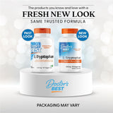 Doctor's Best L-Tryptophan 500mg, 90 Veggie Caps
