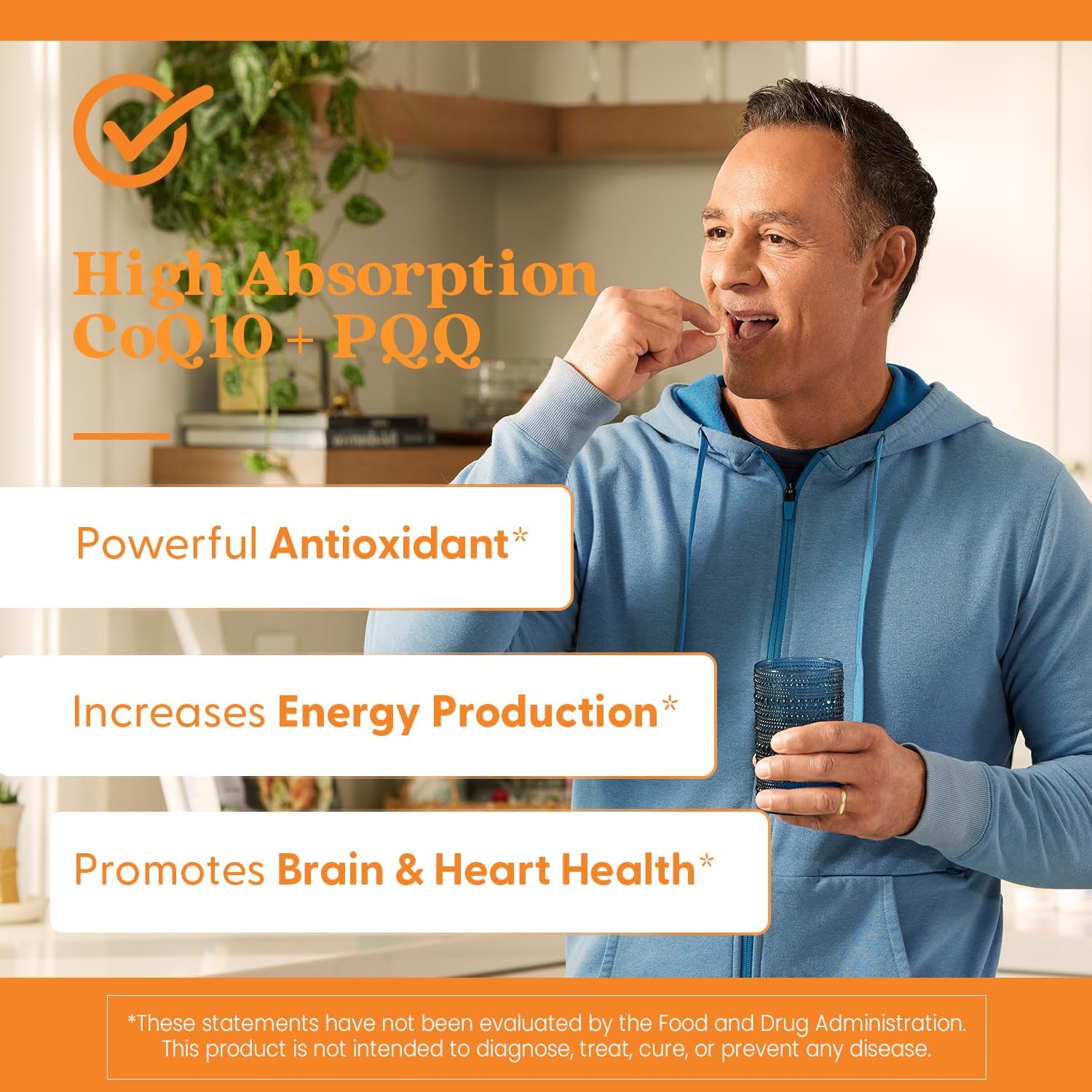 Doctor's Best High Absorption CoQ10 Plus PQQ, 60 Veggie Caps