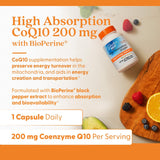Doctor's Best High Absorption CoQ10 200mg, 60 Veggie Caps