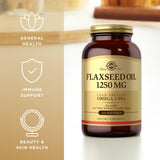 Solgar Flaxseed Oil 1250mg, 100 Softgels