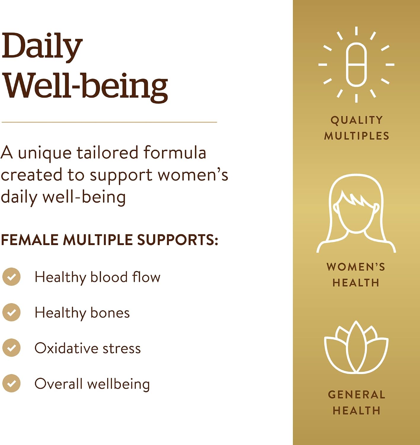 Solgar Female Multiple, 120 Tablets