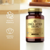 Solgar Chelated Iron, 100 Tablets