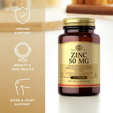 Solgar Zinc 50mg, 100 Tablets