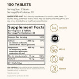 Solgar Calcium Magnesium Zinc, 100 Tablets
