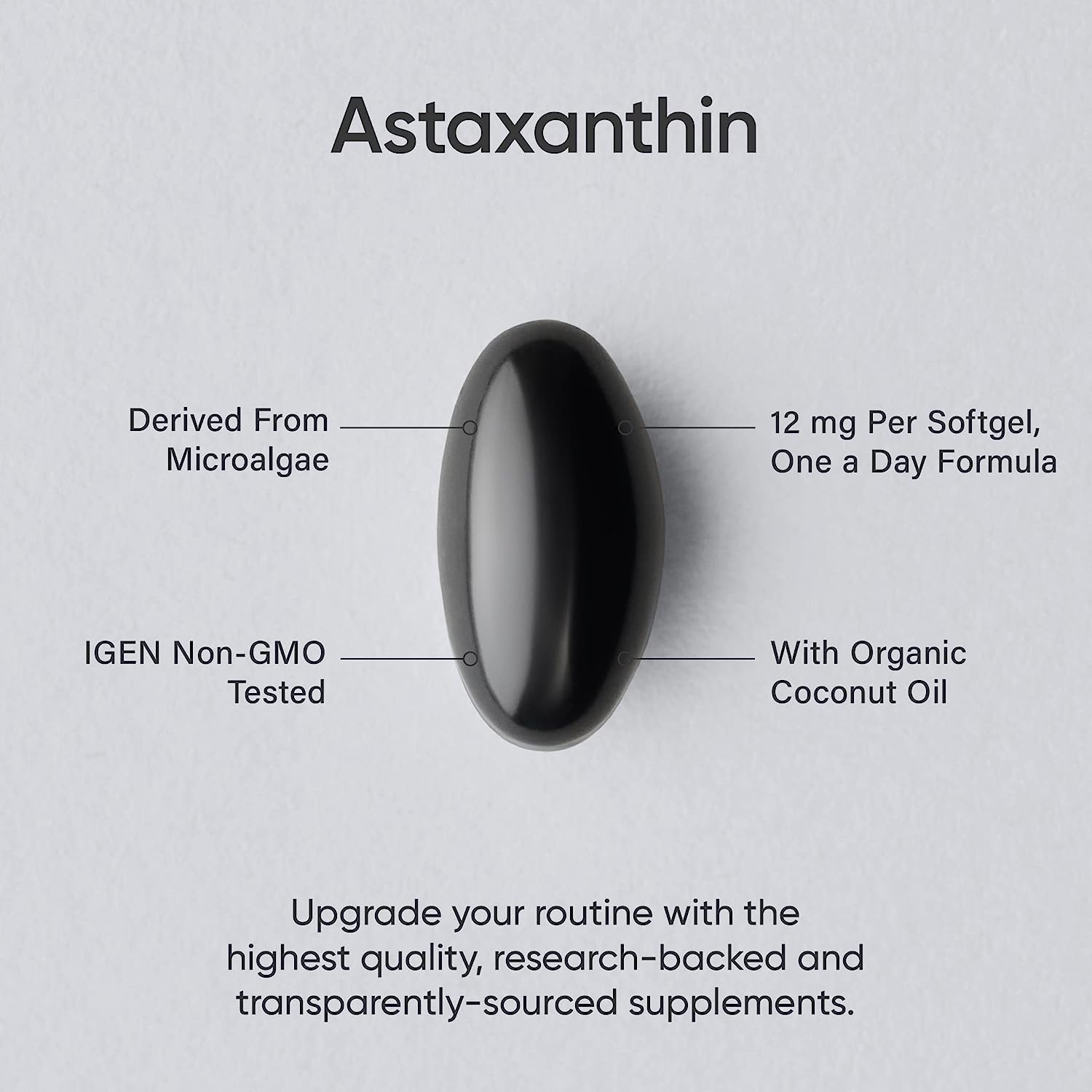 Sports Research Astaxanthin - softgel closeup