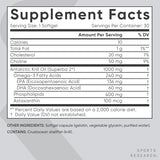Sports Research Omega-3 Krill Oil 1000mg 30ct - product detail view