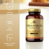 Solgar Cod Liver Oil Vitamin A & D, 100 Softgels