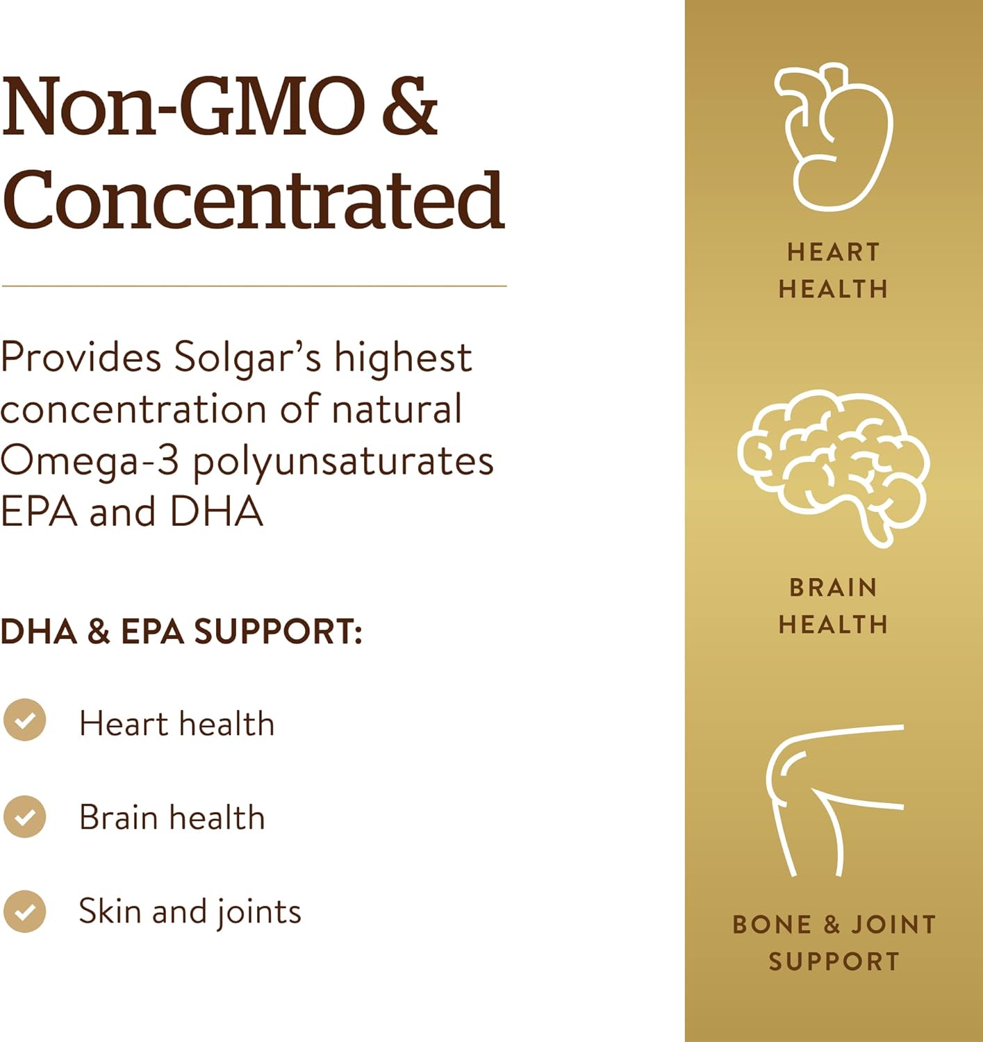 Solgar Omega-3 950mg, 100 Softgels