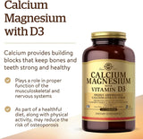 Solgar Calcium Magnesium with Vitamin D3, 300 Tablets
