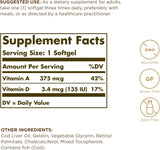 Solgar Cod Liver Oil Vitamin A & D, 100 Softgels