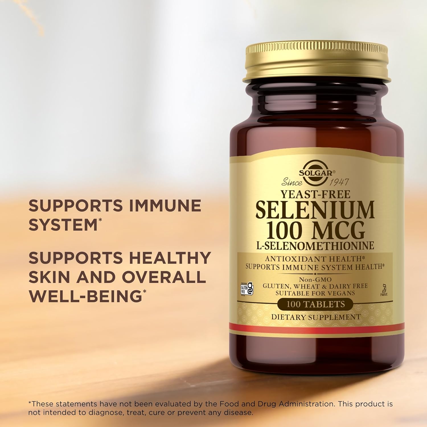 Solgar Selenium 100mcg, 100 Tablets