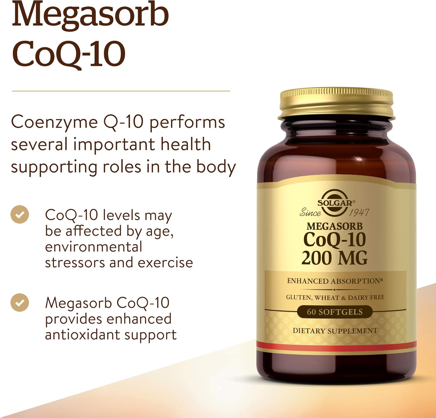 Solgar Megasorb CoQ10 200mg, 60 Softgels