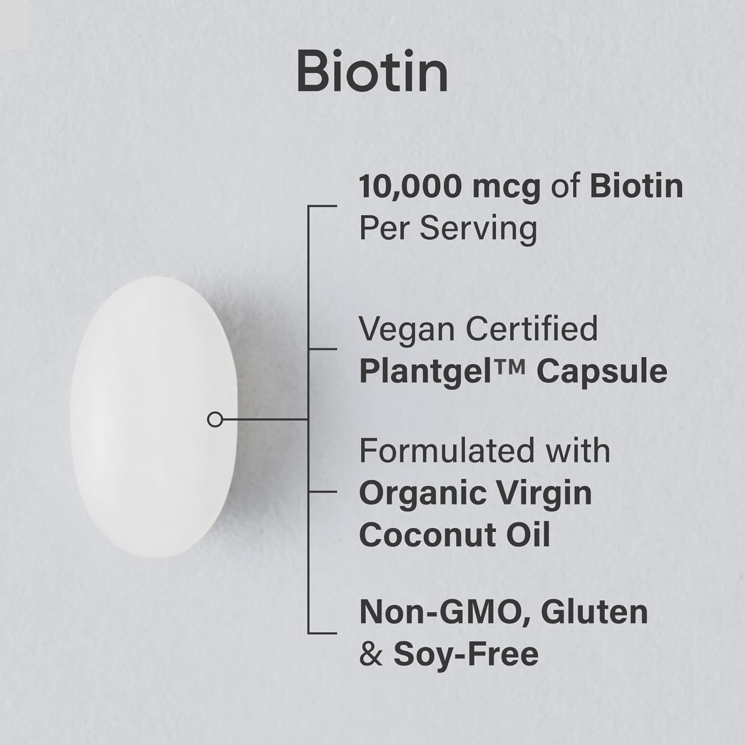 Sports Research Biotin 10000mcg 120ct - additional product view