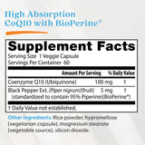 Doctor's Best High Absorption CoQ10 100mg 60ct - additional product view