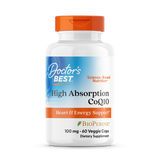 Doctor's Best High Absorption CoQ10 100mg 60ct - front of bottle