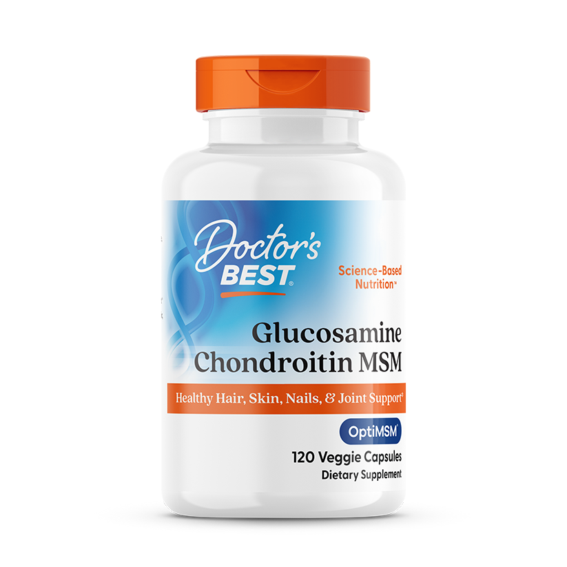 Doctor's Best Glucosamine Chondroitin MSM 120ct - front of bottle