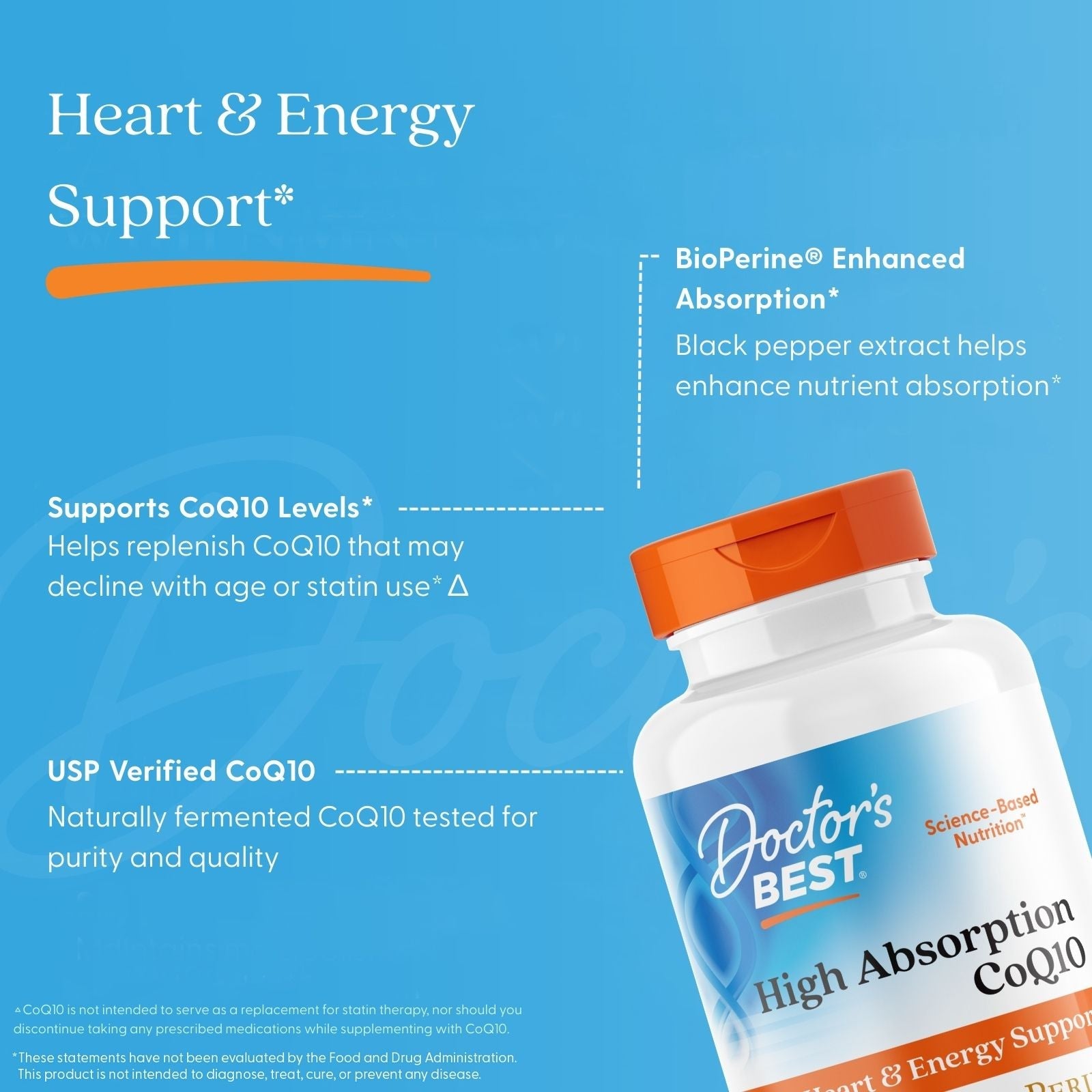 Doctor's Best High Absorption CoQ10 200mg 60ct - additional view