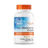 Doctor's Best High Absorption CoQ10 200mg 60ct - front of bottle