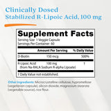 Doctor's Best Stabilized R-Lipoic Acid 100mg 60ct - additional product view