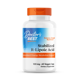 Doctor's Best Stabilized R-Lipoic Acid 100mg 60ct - front of bottle