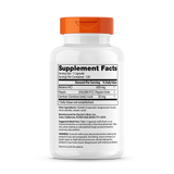 Doctor's Best Betaine HCl Pepsin Gentian Bitters 120ct - back of bottle