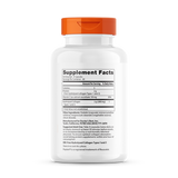 Doctor's Best Collagen Types 1 and 3 240ct - back of bottle