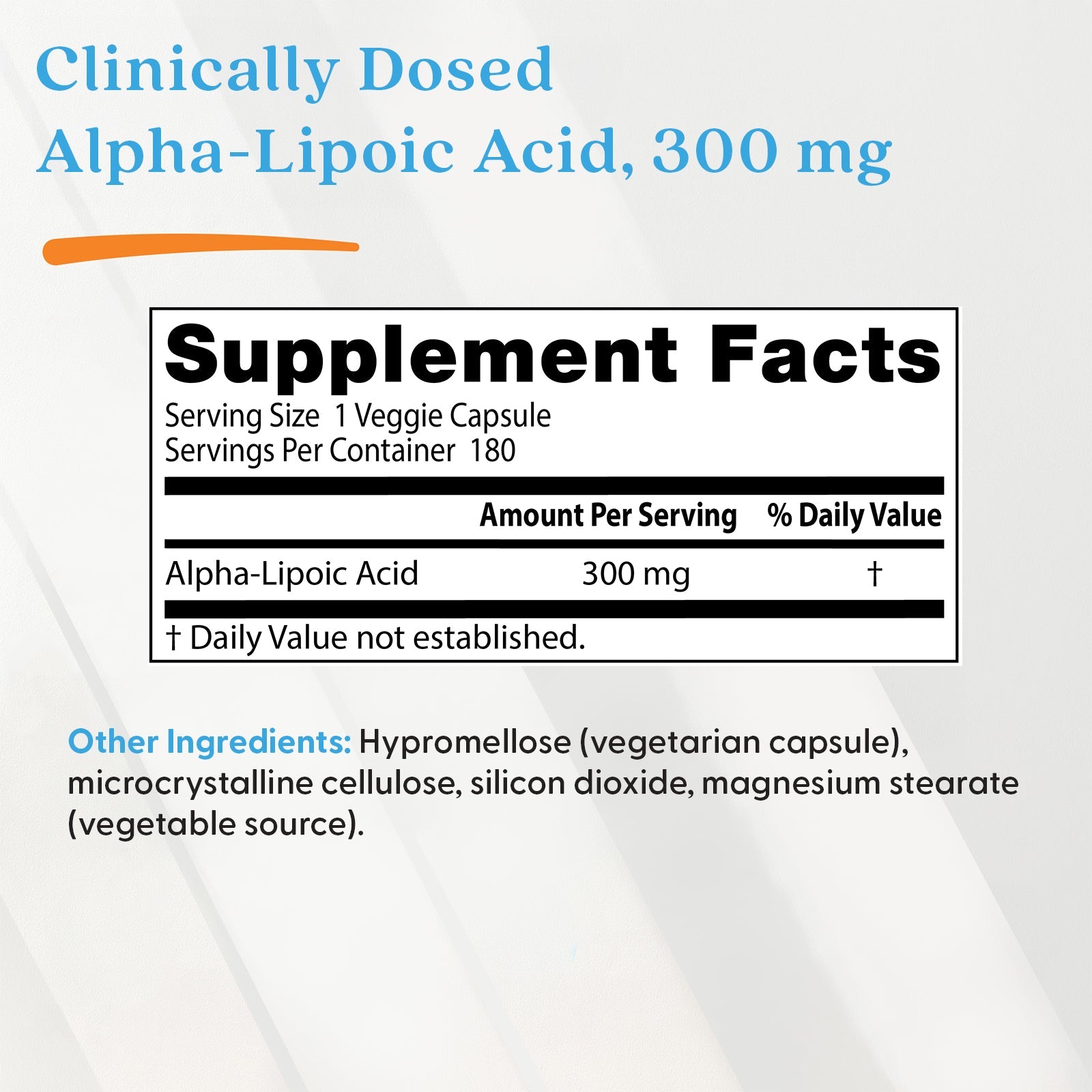 Doctor's Best Alpha Lipoic Acid 300mg 180ct - additional product view