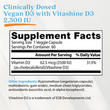 Doctor's Best Vegan D3 2500IU 60ct - additional product view
