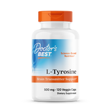 Doctor's Best L-Tyrosine 500mg 120ct - front of bottle