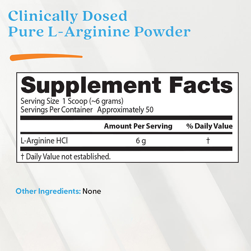 Doctor's Best Pure L-Arginine Powder 10.6oz - product detail view