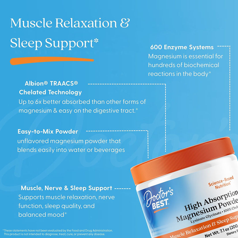 Doctor's Best High Absorption Magnesium Powder 7.1oz - additional product view