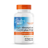 Doctor's Best High Absorption CoQ10 Plus PQQ 60ct - front of bottle