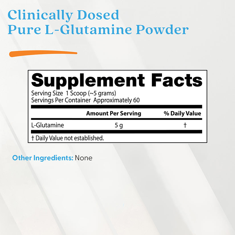 Doctor's Best Pure L-Glutamine Powder 10.6oz - product detail view
