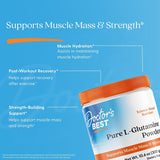 Doctor's Best Pure L-Glutamine Powder 10.6oz - additional product view
