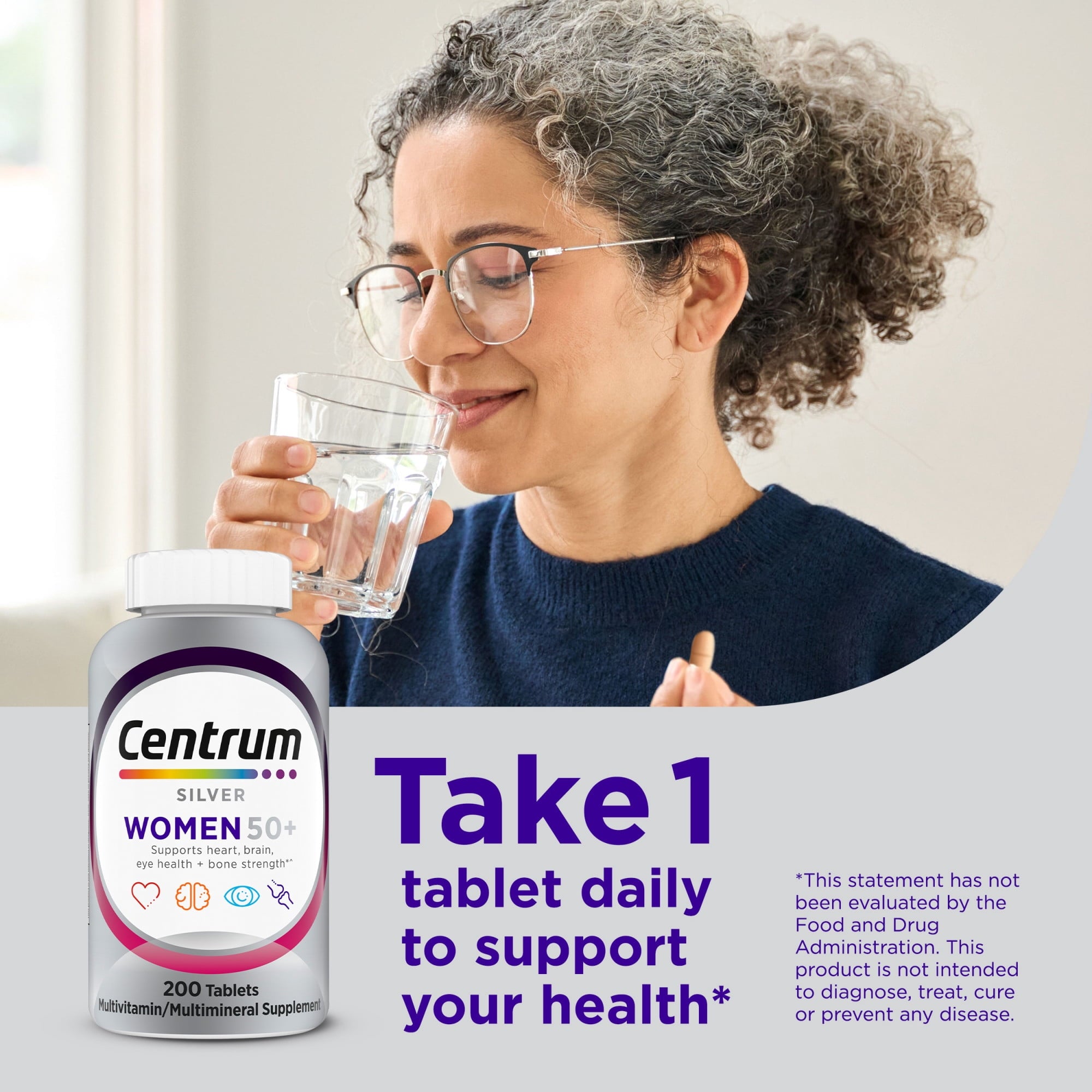 Centrum Silver Women 50 Plus - tablet closeup