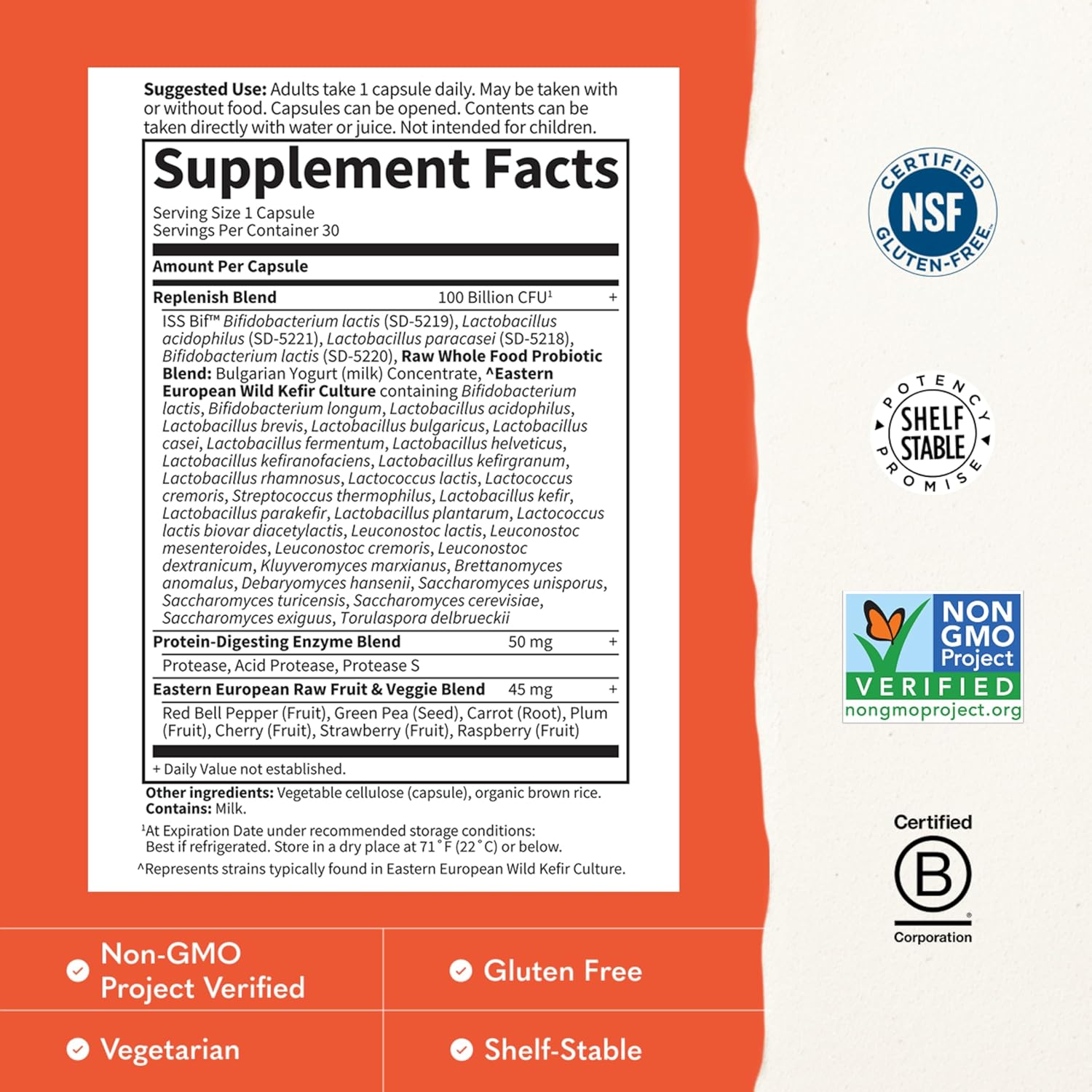 Garden of Life Raw Probiotics Ultimate Care, 30 Vegetarian Capsules