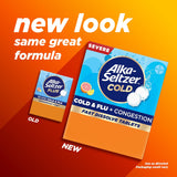 Alka-Seltzer Plus Severe Cold & Flu Effervescent Tablets, Citrus, 24 Count