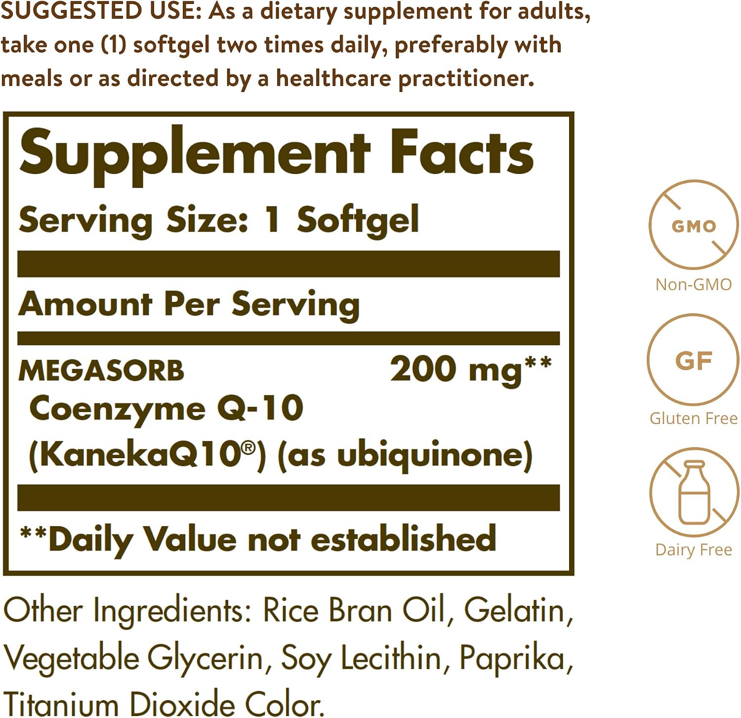 Solgar Megasorb CoQ10 200mg, 60 Softgels