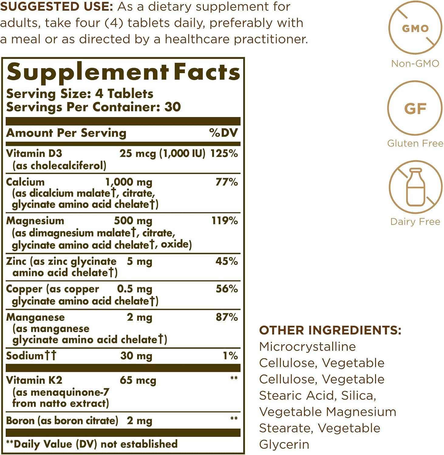 Solgar Advanced Calcium Complex, 120 Tablets