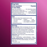Alka-Seltzer Plus Severe Cold & Cough Effervescent Tablets, Citrus, 24 Count