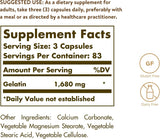Solgar Gelatin, 250 Capsules