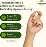 Swanson Oregano Oil 10:1 Extract 150mg, 120 Capsules