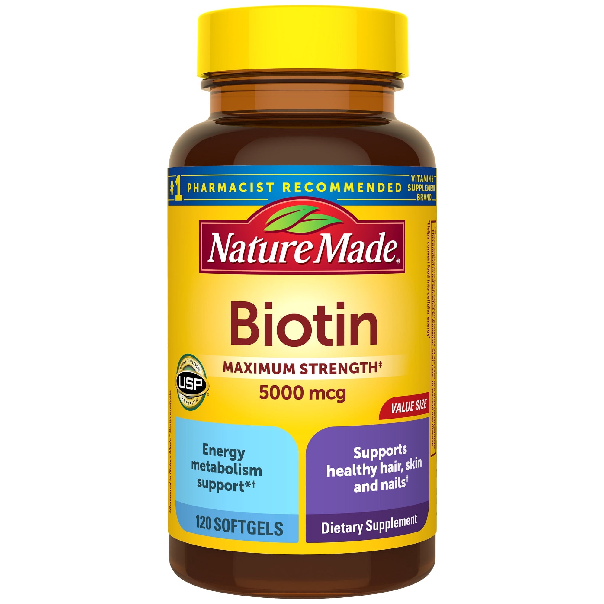 Nature Made Biotin Max Strength 5000mcg 120ct - additional product view