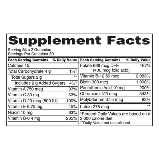 Kirkland Signature Adult Multivitamin, 160 Gummies