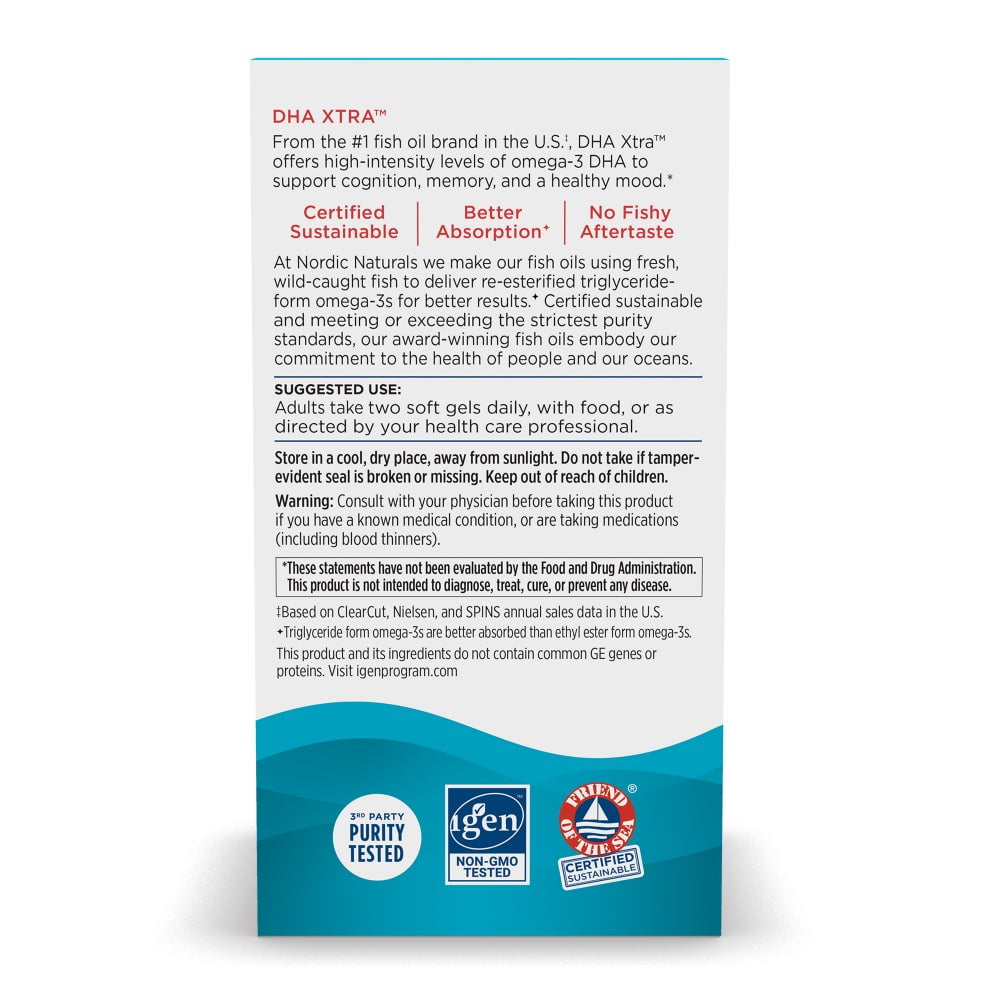 Nordic Naturals DHA Xtra 1660mg 60ct - additional product view