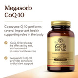 Solgar Megasorb CoQ-10 Softgels, 100 mg, 90 Count